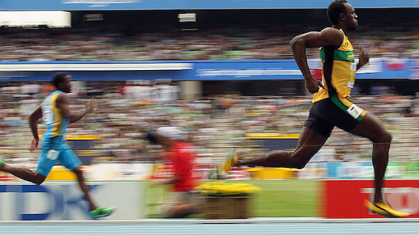 Bolt hält sich nur beim Start zurück