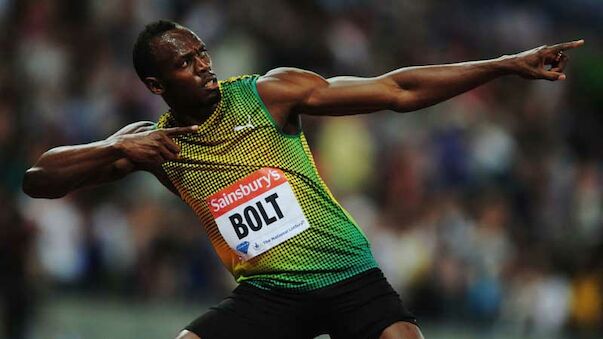 9,85 - Usain Bolt kommt auf Touren