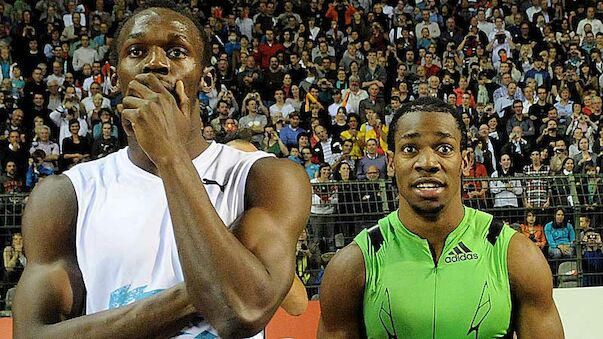 Usain Bolt unterliegt Blake