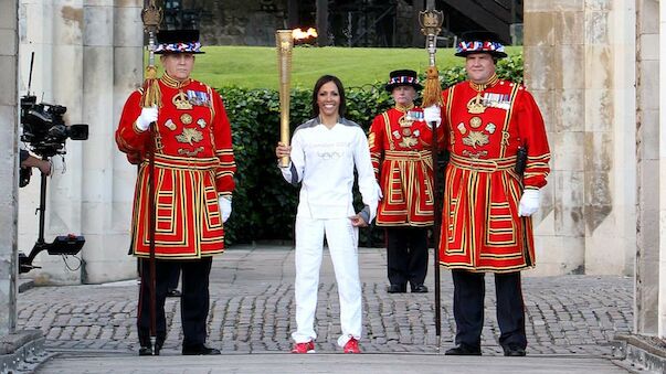 Olympisches Feuer in London