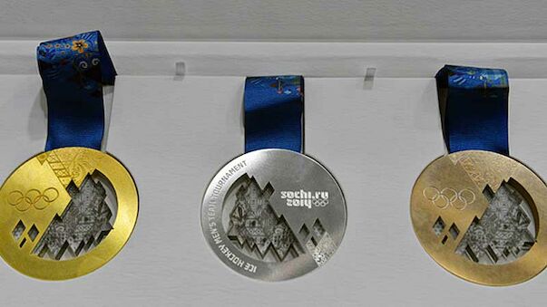 Sotschi-Medaillen präsentiert