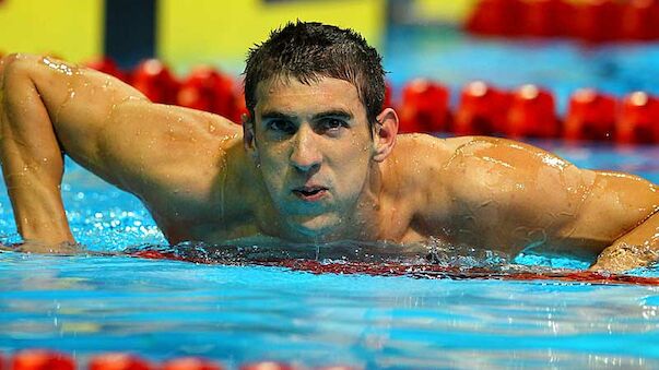 Phelps mit 7 Starts in London