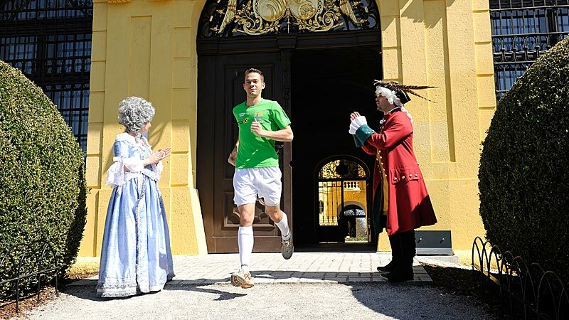 Marathon vor Schloss-Kulisse