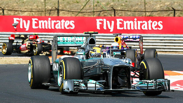 Hamilton feiert seinen ersten Sieg für Mercedes