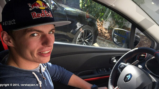 Verstappen hat den Führerschein