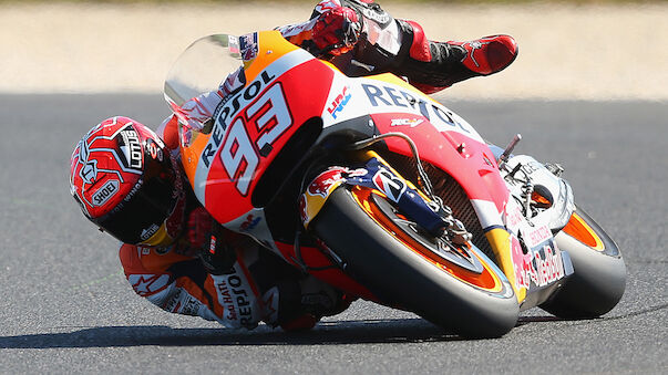 Marquez gewinnt MotoGP-Vierkampf