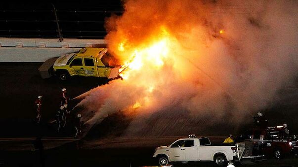 Daytona: Feuerunfall von Montoya