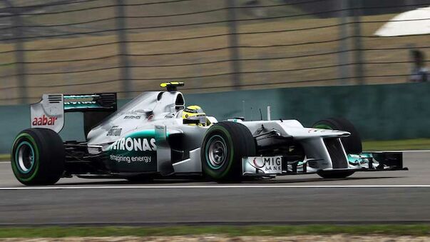 Historische Pole für Mercedes