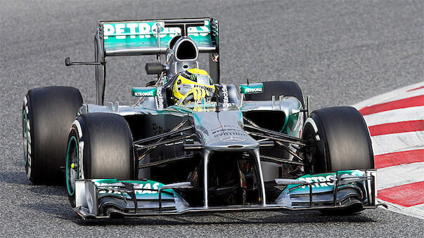 Rosberg in Barcelona-Test voran