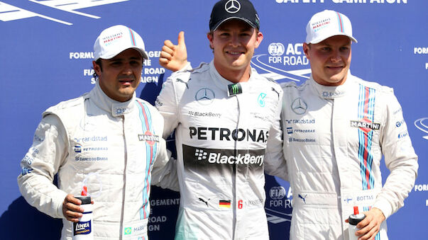 Rosberg holt Heim-Pole - Hamilton nach Crash out