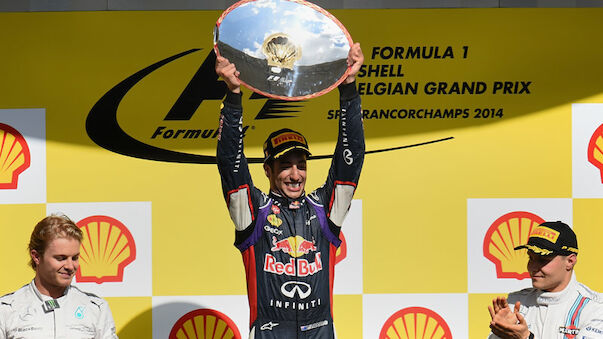 Ricciardo nützt Mercedes-Patzer und holt Sieg in Spa