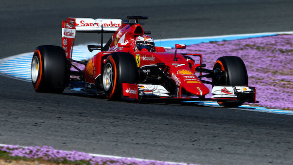 Schnellste Zeit des Jerez-Tests an Räikkönen