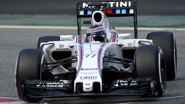 Letzte Test-Bestzeit an Bottas