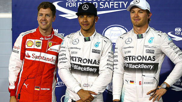 Vettel und Rosberg auf der Jagd