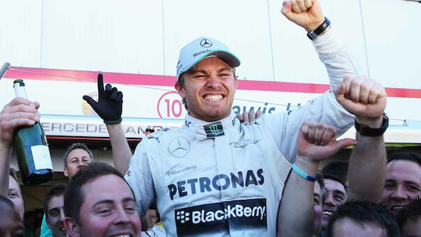 Hattrick für Rosberg in Reichweite: 