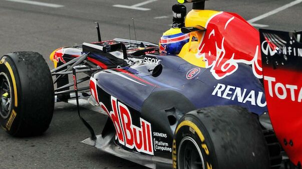 Red Bull Racings Unterboden verboten