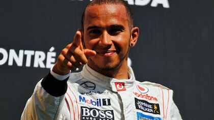 MAN OF THE RACE: Lewis Hamilton
