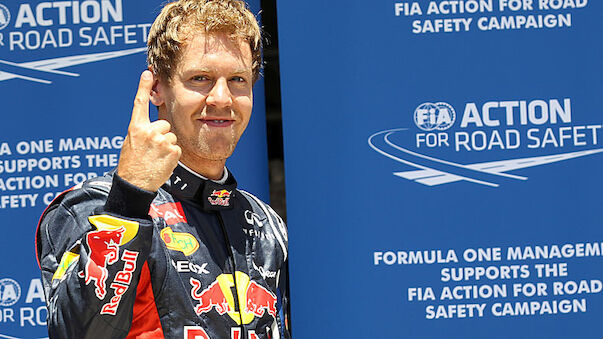 Vettel Nr. 3 der Pole-Rangliste