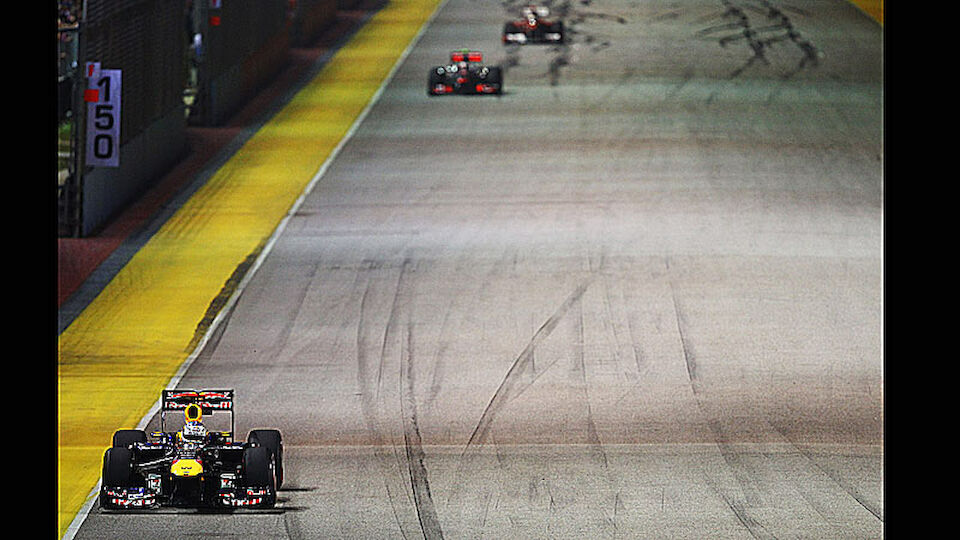 Singapur GP Vettel Sieg Diashow