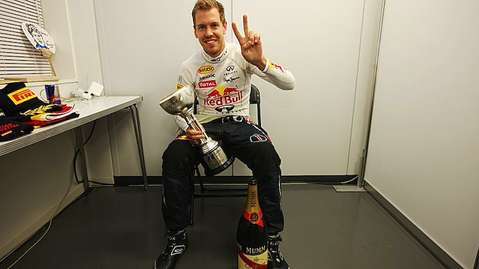 Vettel Titel Party Suzuka Diashow