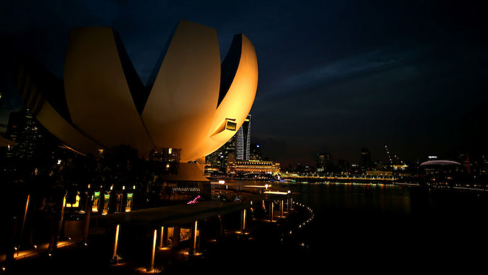singapur bei nacht