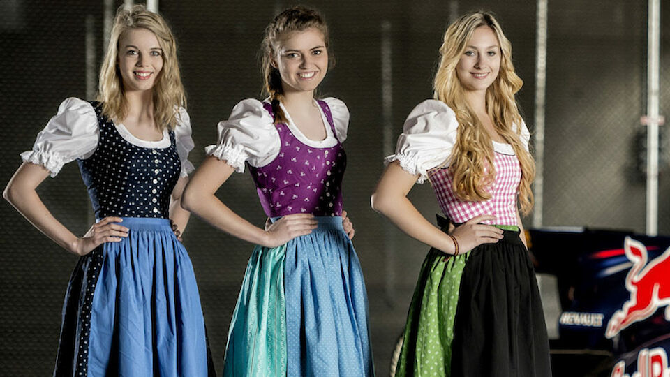 Die Gridgirls für den Österreich-GP