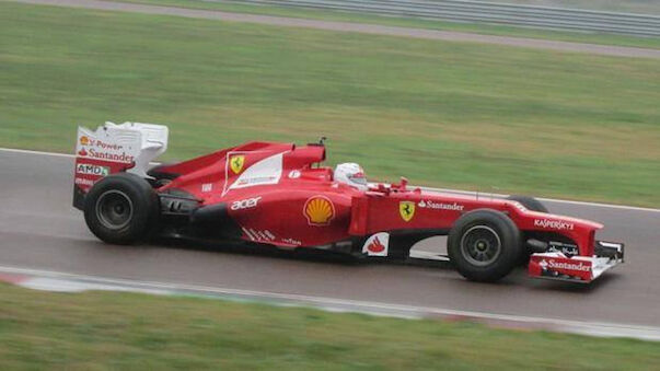 Vettel fährt erstmals Ferrari