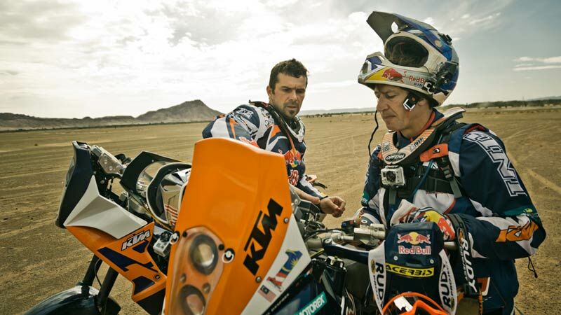 Mimen trainieren für Africa Race