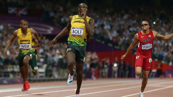200m: Bolt führt Dreifachsieg an