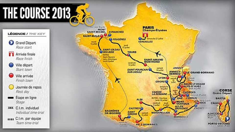 tour de france 2013 etappenprofile