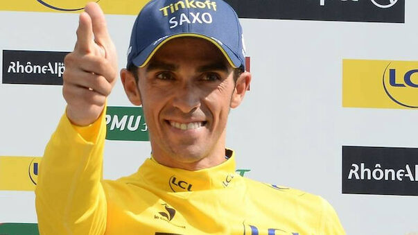 Letzte Bergankunft an Contador