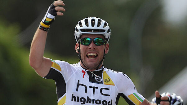 Gewohntes Bild: Cavendish siegt, Contador liegt