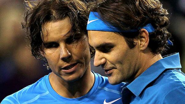 Duell zwischen Nadal und Federer