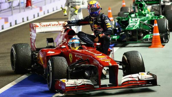 Ferrari legt Webber übel rein