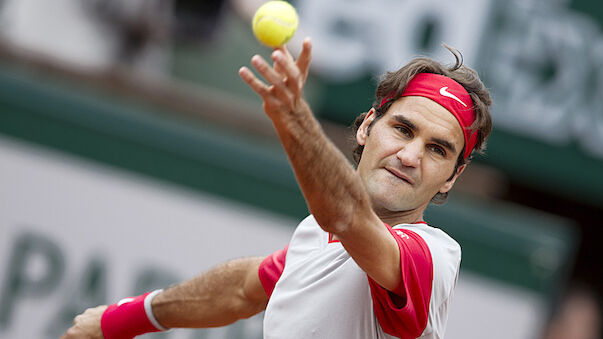 Federer steht im Achtelfinale