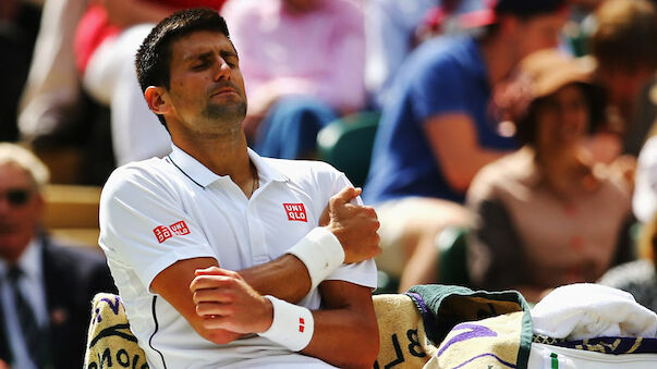 Trotz Sturz steht Novak Djokovic im Achtelfinale
