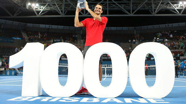 Federer feiert seinen 1000. Sieg
