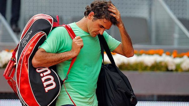 Federer nach Out frustriert