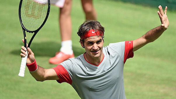 Federer verteidigt Halle-Titel