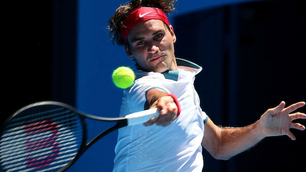 Roger Federer trotzt der Hitze