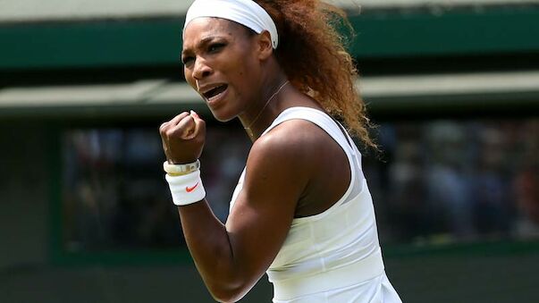 Serena Williams locker in der dritten Runde