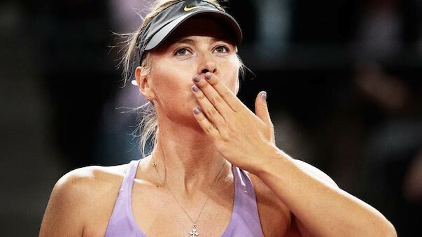 Stuttgart-Hattrick für Sharapova