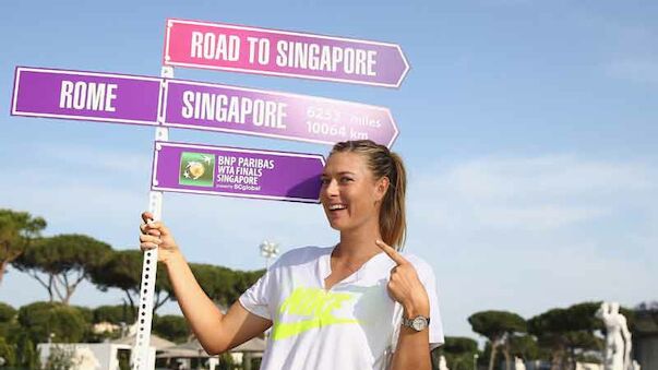 Sharapova mit Mühe zum Rom-Titel