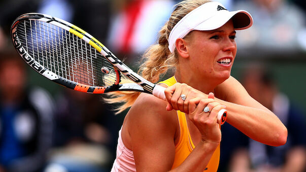 Wozniacki-Aus bei French Open