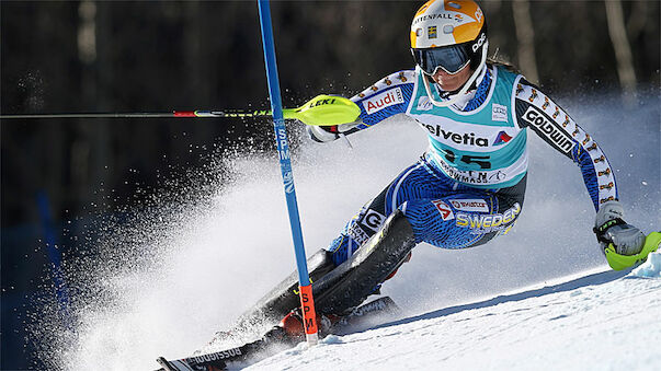 Schwedin führt im Are-Slalom