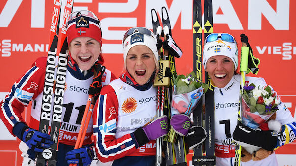 Johaug gewinnt Skiathlon, Björgen geschlagen