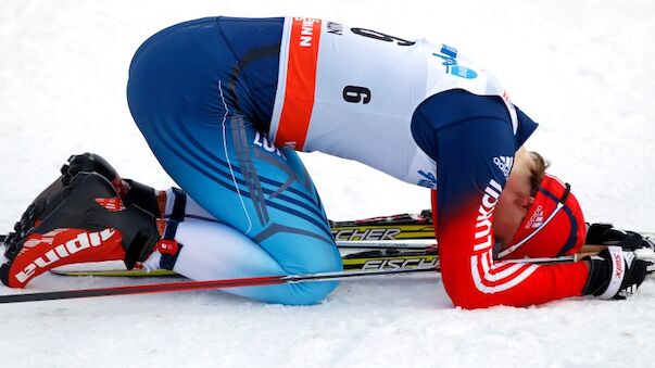 Russen-Gold im Skiathlon