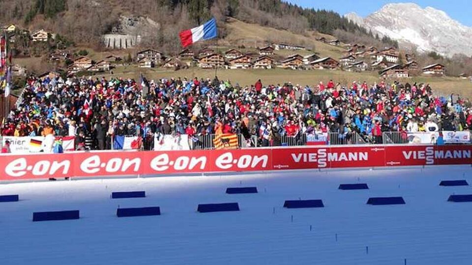 biathlon bilder annecy - le grand-bornand