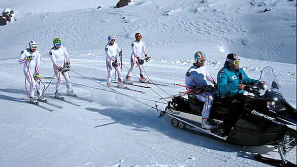 Ski-Herren mit Trainingslager hoch zufrieden