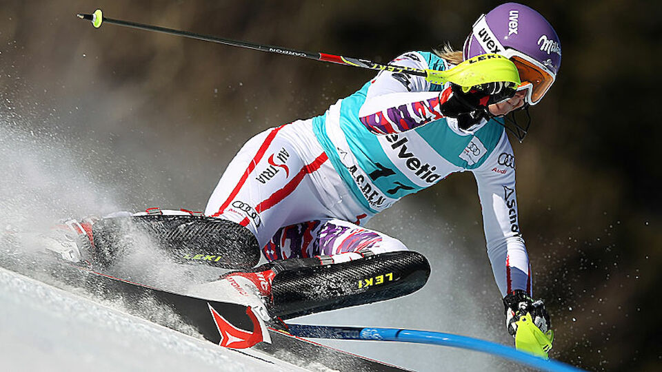 Aspen Slalom Damen Schild Sieg Diashow